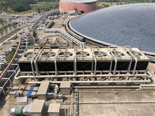 玻璃鋼冷卻塔產生大的振動聲響減小方法介紹(玻璃鋼冷卻塔檢修方案)