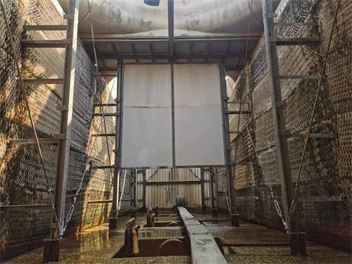 全鋼開式冷卻塔外觀防腐表面處理(橫流開式冷卻塔原