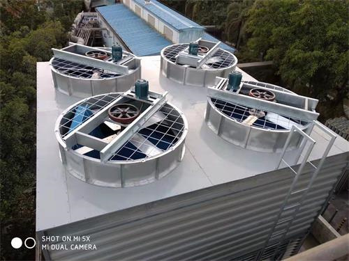 開式<font color='red'>冷卻塔填料</font>日常維護保養(開式冷卻塔工作原理示意圖)